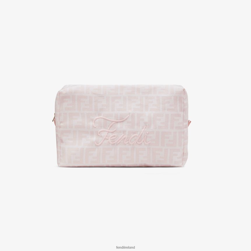 Fendi Kids Cotton And Silk Baby Set With Baby Sheet And Toiletry Case R06TFR2793 Accessories Fashion