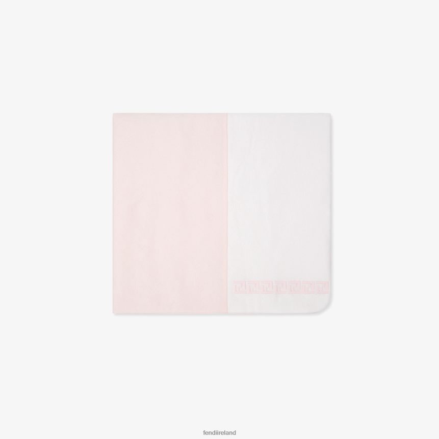 Fendi Kids Jersey Baby Blanket R06TFR2833 Accessories Fashion