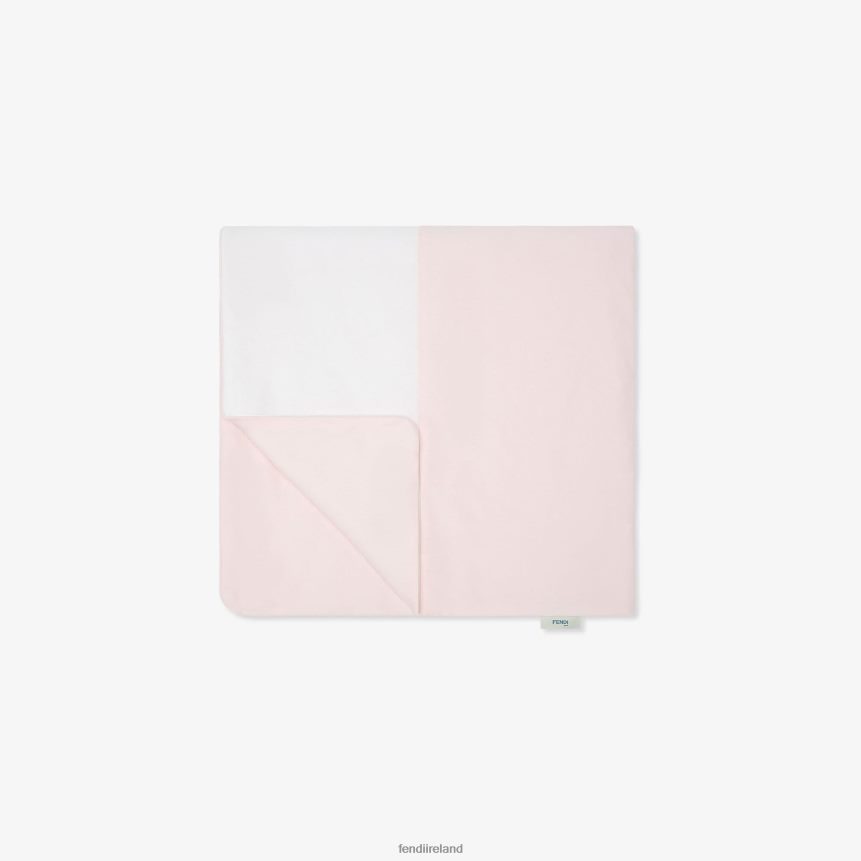 Fendi Kids Jersey Baby Blanket R06TFR2833 Accessories Fashion