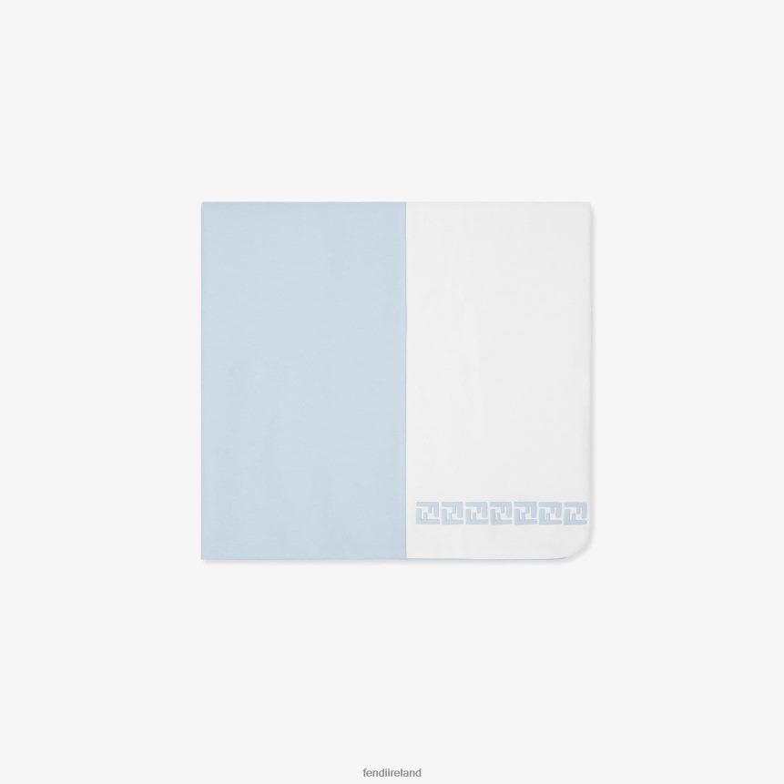 Fendi Kids Jersey Baby Blanket R06TFR2840 Accessories Fashion