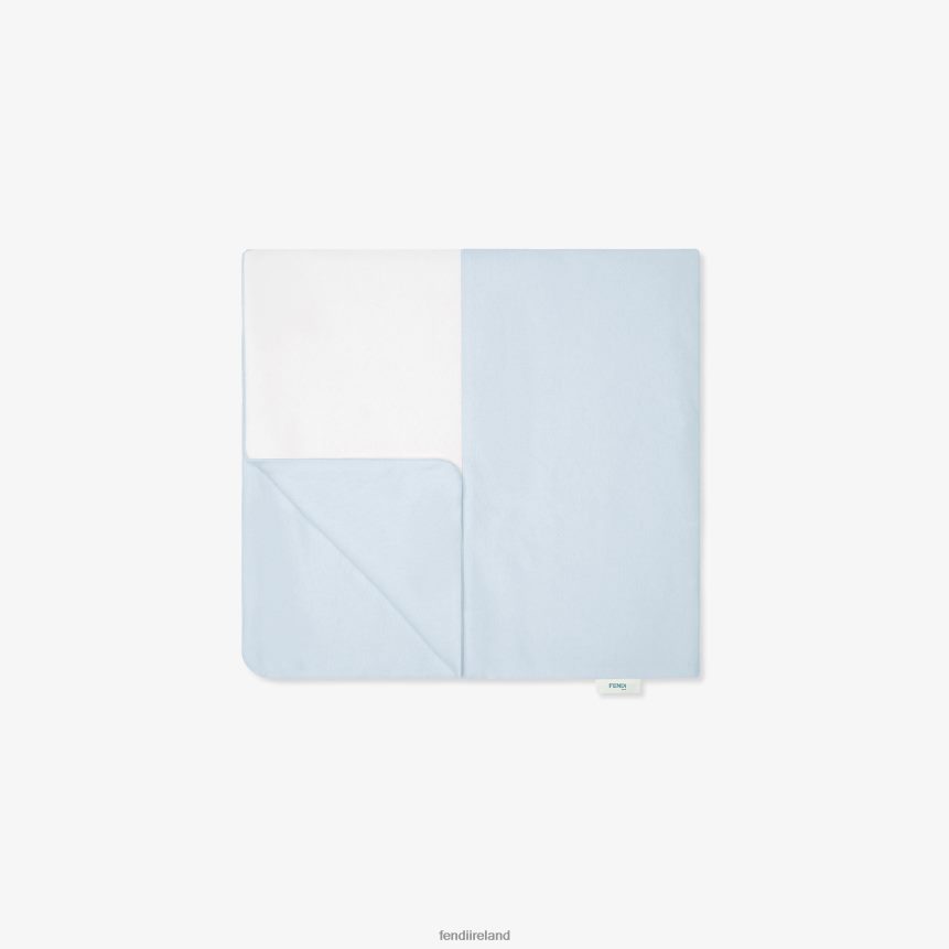 Fendi Kids Jersey Baby Blanket R06TFR2840 Accessories Fashion