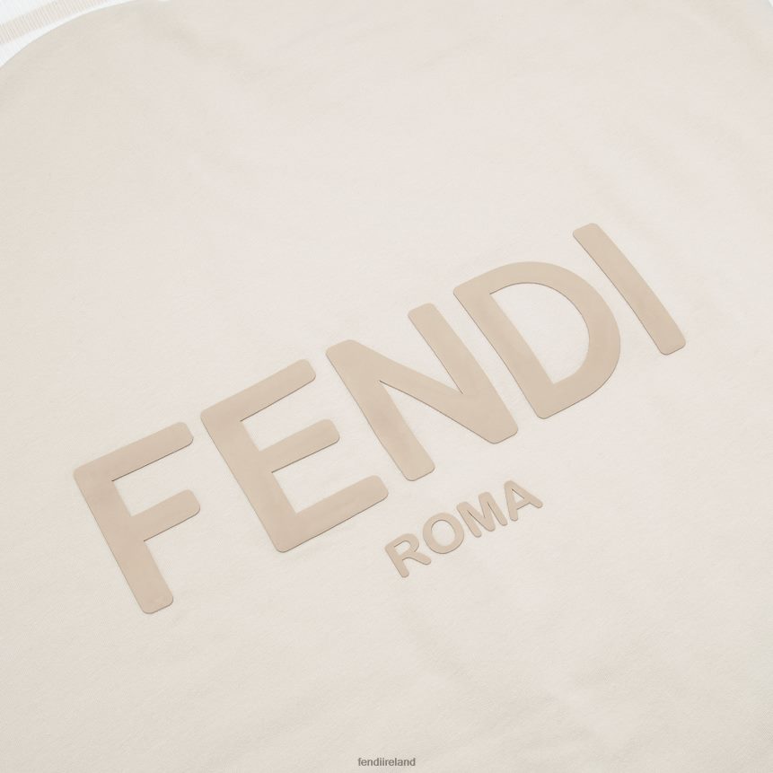 Fendi Kids Jersey Roma Blanket R06TFR2774 Accessories Beige