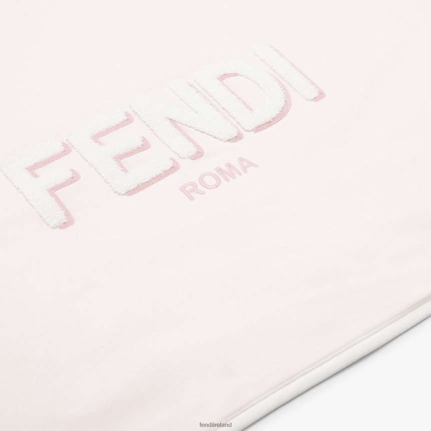 Fendi Kids Jersey Roma Blanket R06TFR2807 Accessories Pink