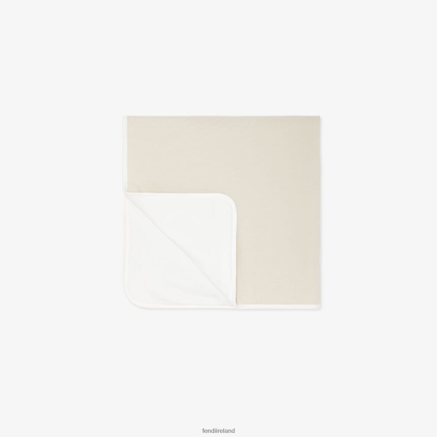 Fendi Kids Jersey Roma Blanket R06TFR2808 Accessories Beige