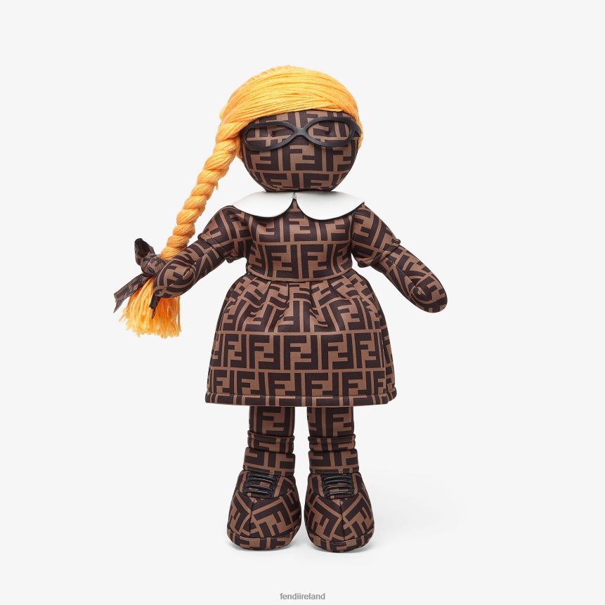 Fendi Kids FF Neoprene Upcycled Collectable Doll R06TFR2901 Accessories Multicolor