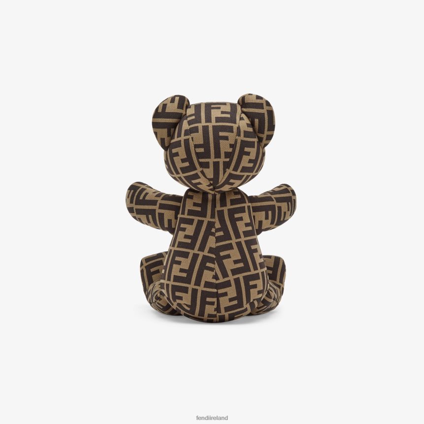 Fendi Kids FF Logo Teddy Bear R06TFR2779 Accessories Brown