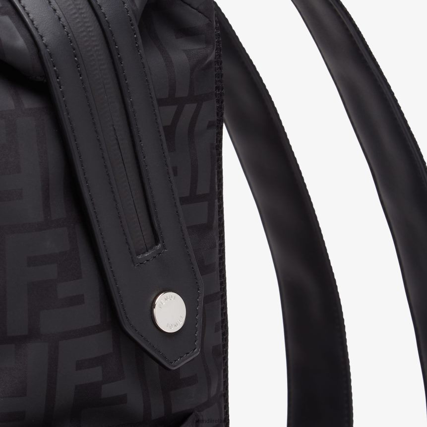 Fendi Kids Matt Nylon Junior Backpack R06TFR2945 Accessories Fashion