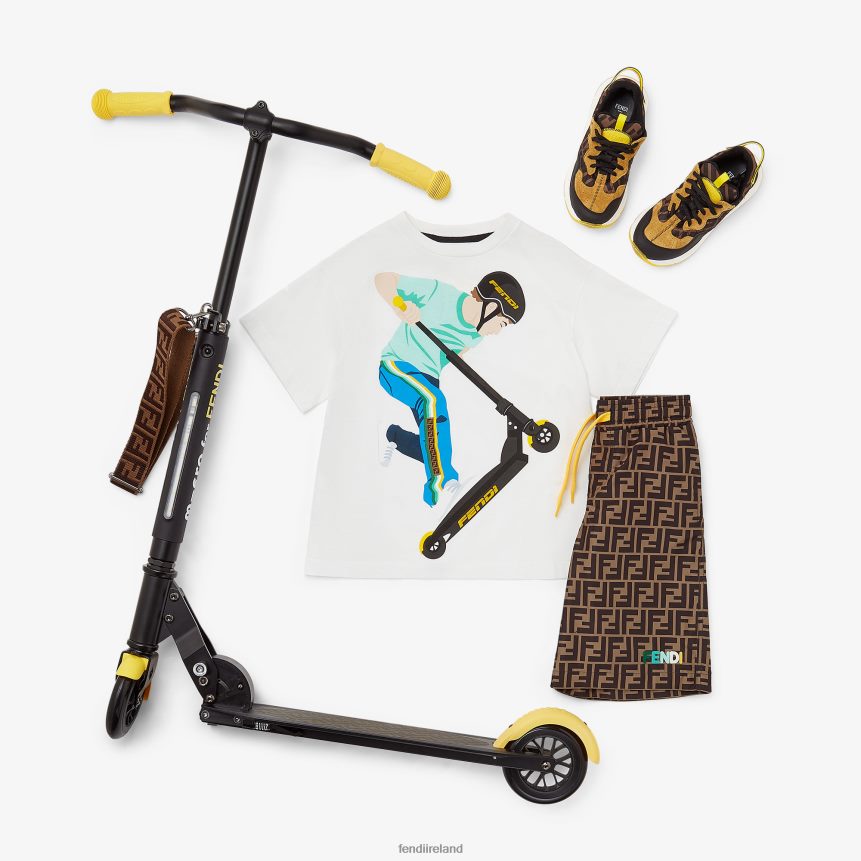 Fendi Kids Micro Aluminum Junior Scooter R06TFR2947 Accessories Fashion