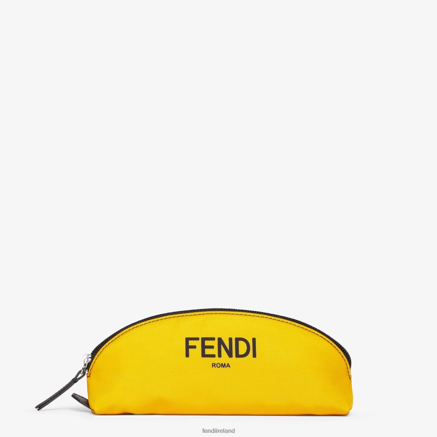 Fendi Kids Nylon Pen Case R06TFR2938 Accessories Yellow