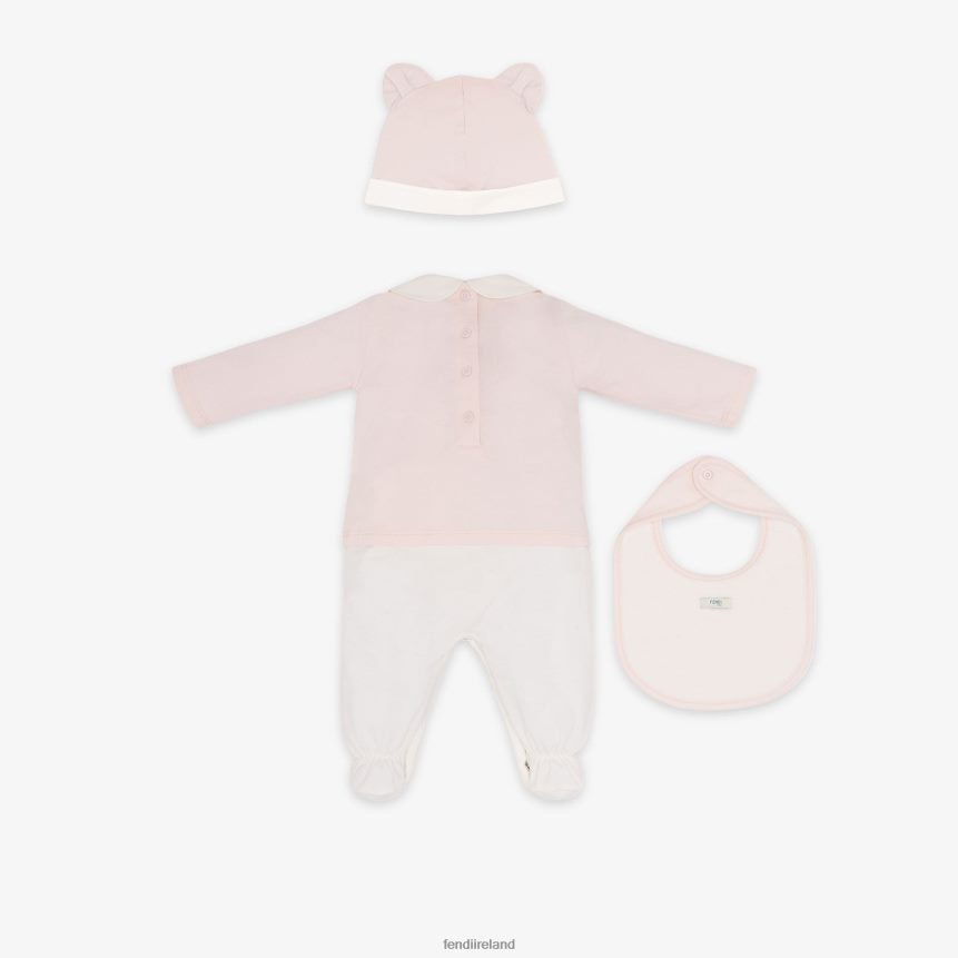 Fendi Kids Jersey Baby Set R06TFR2764 Apparel Multicolor