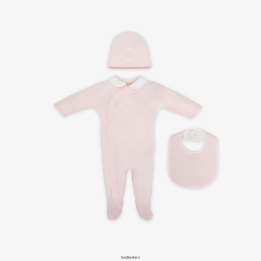 Fendi Kids Jersey Baby Set R06TFR2838 Apparel Fashion