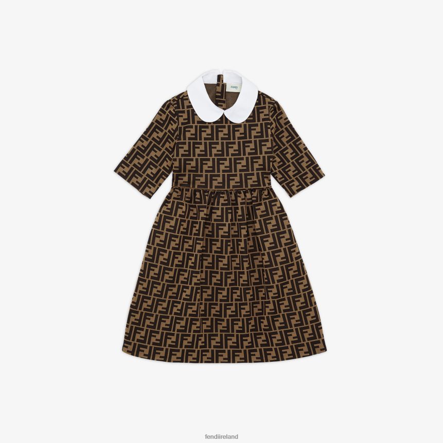 Fendi Kids Fabric Junior Girl Dress R06TFR2918 Apparel Fashion