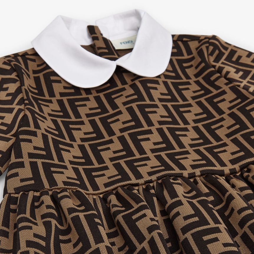 Fendi Kids Fabric Junior Girl Dress R06TFR2918 Apparel Fashion
