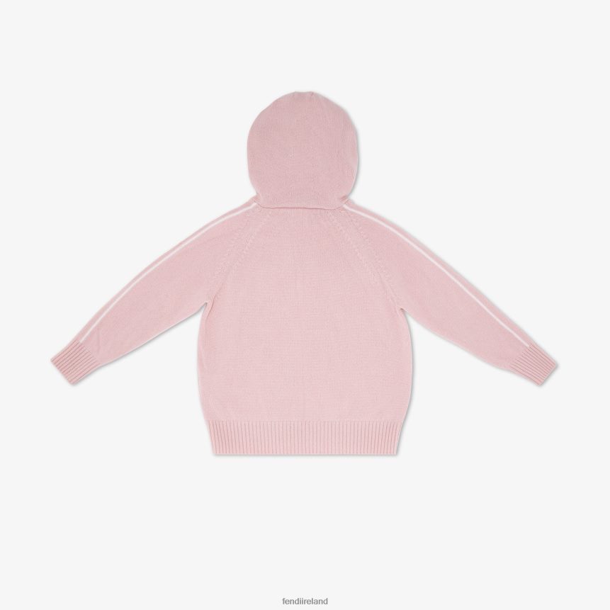 Fendi Kids Pure Cashmere Junior Sweater In R06TFR2910 Apparel Fashion