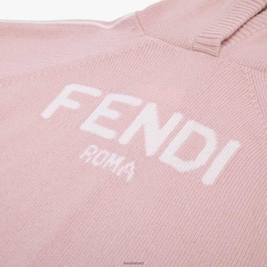 Fendi Kids Pure Cashmere Junior Sweater In R06TFR2910 Apparel Fashion