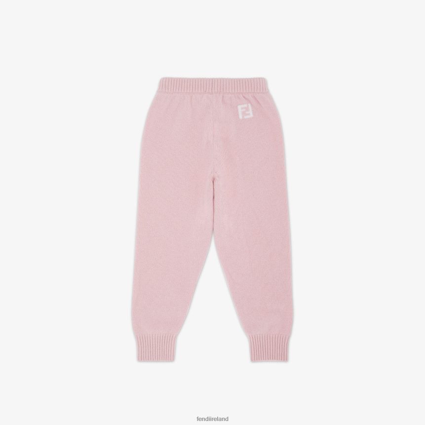 Fendi Kids Pure Cashmere Knit Junior Pants In R06TFR2909 Apparel Fashion