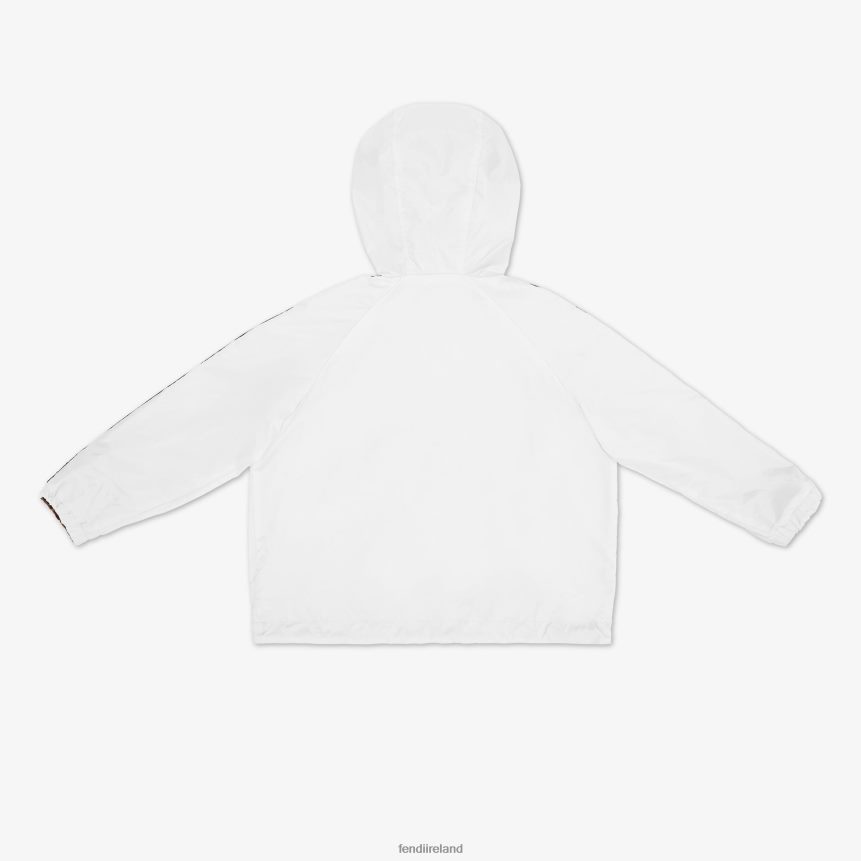Fendi Kids Reversible Junior Windbreaker With Logo R06TFR2926 Apparel White