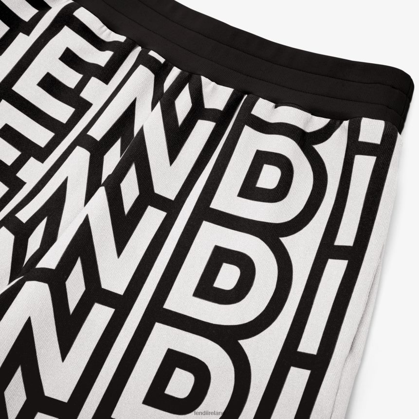 Fendi Kids Two-Tone By Marc Jacobs Mini Me Pants R06TFR2863 Apparel Multicolor