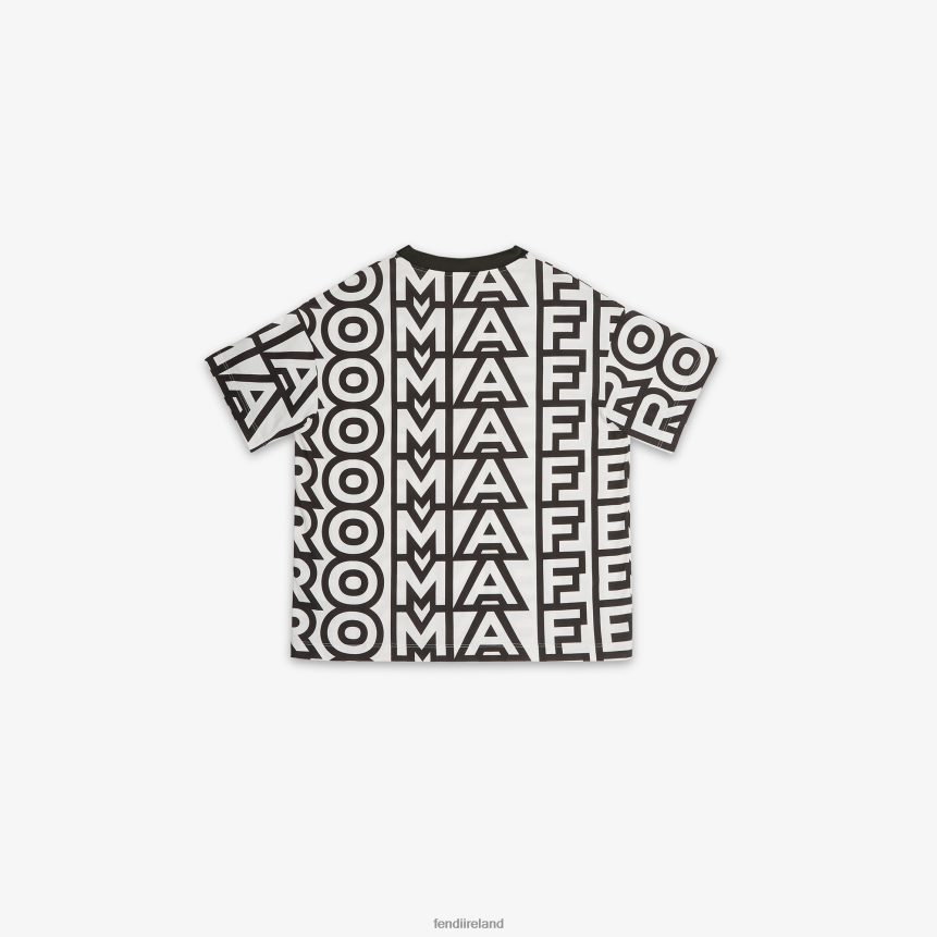 Fendi Kids Two-Tone By Marc Jacobs Mini Me T-Shirt R06TFR2870 Apparel Multicolor