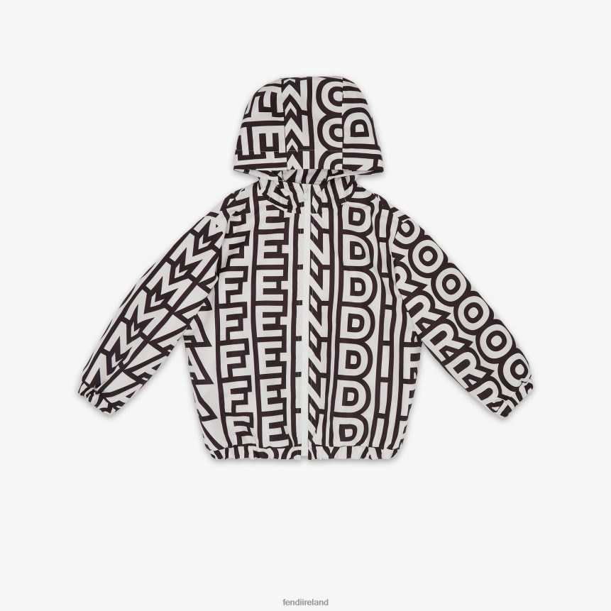 Fendi Kids Two-Tone By Marc Jacobs Mini Me Windbreaker Jacket R06TFR2862 Apparel Multicolor