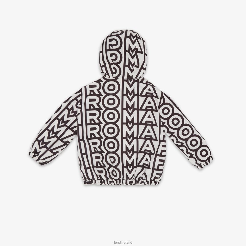 Fendi Kids Two-Tone By Marc Jacobs Mini Me Windbreaker Jacket R06TFR2862 Apparel Multicolor