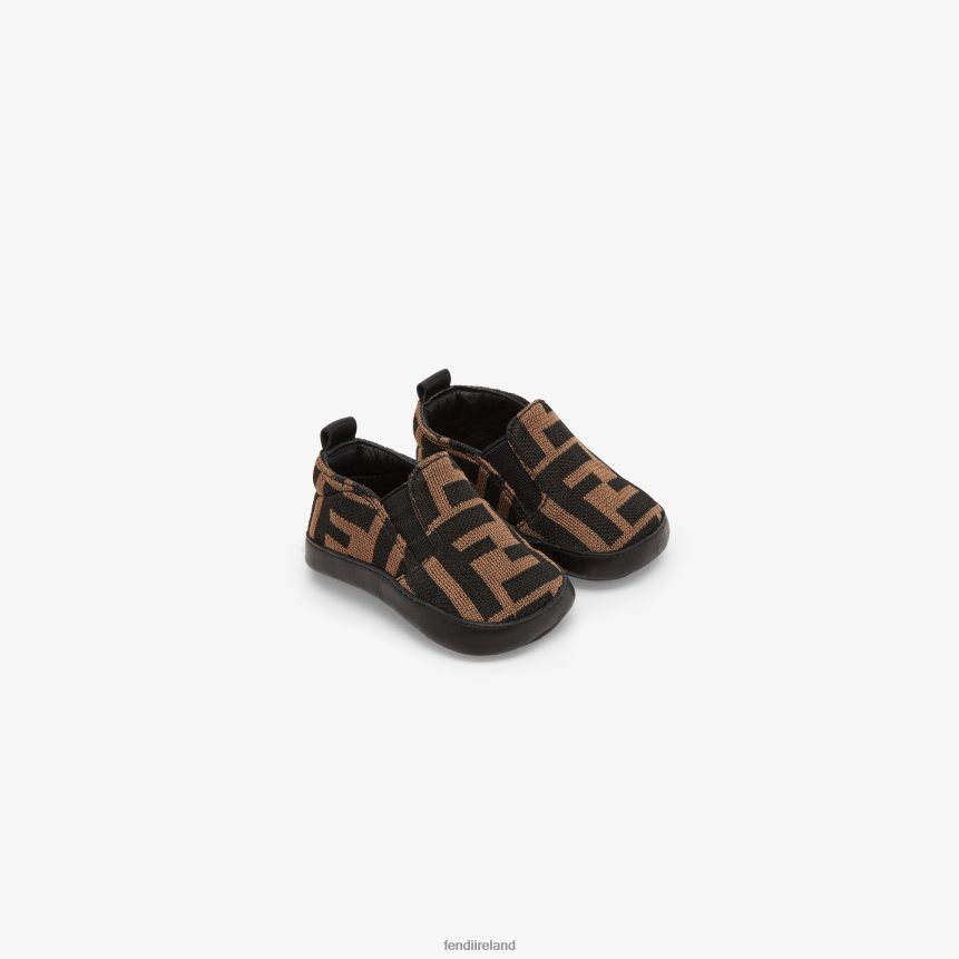 Fendi Kids FF Logo Baby Shoes R06TFR2783 Shoes Multicolor