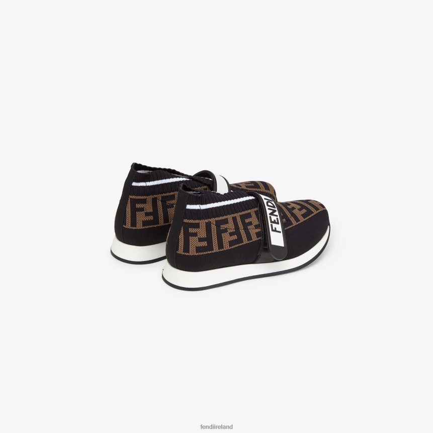 Fendi Kids Fabric Unisex Junior Sneakers R06TFR2949 Shoes Fashion