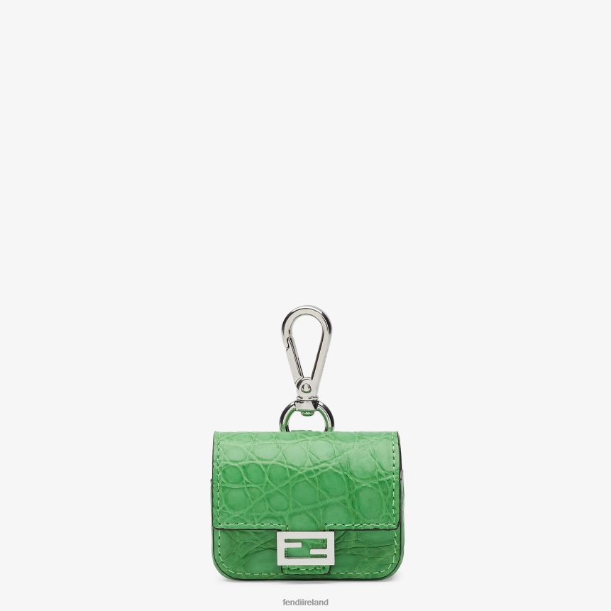 Fendi Men Caiman Charm R06TFR2422 Accessories Green