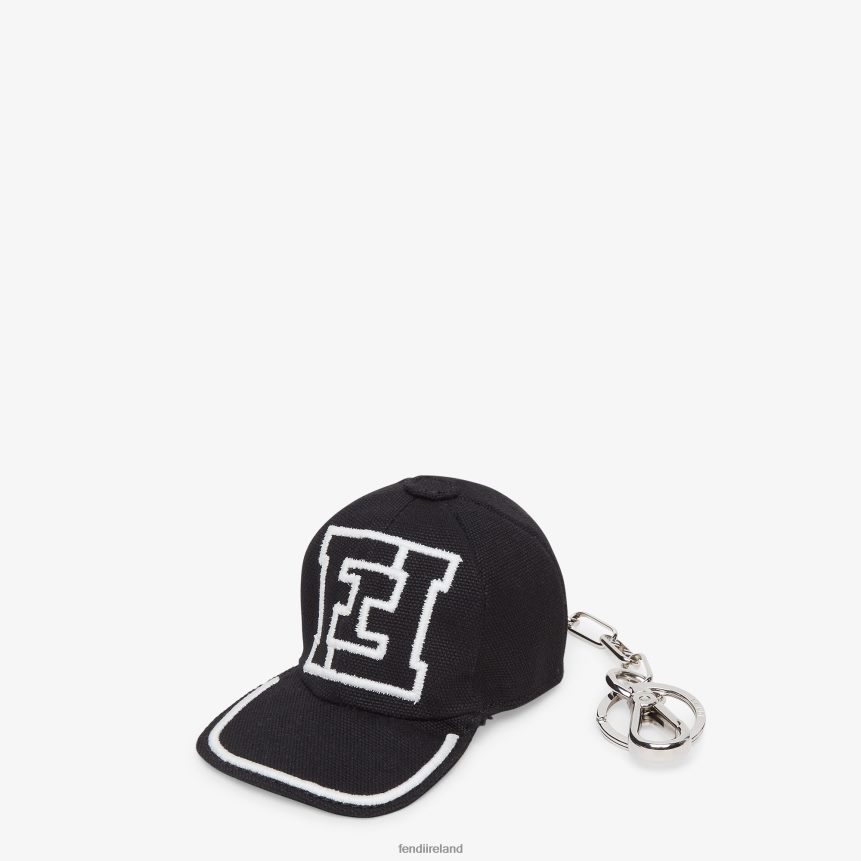 Fendi Men Fabric Charm R06TFR2387 Accessories Black