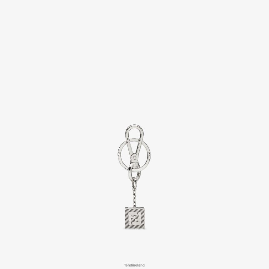 Fendi Men Metal Key Ring R06TFR2343 Accessories Silver