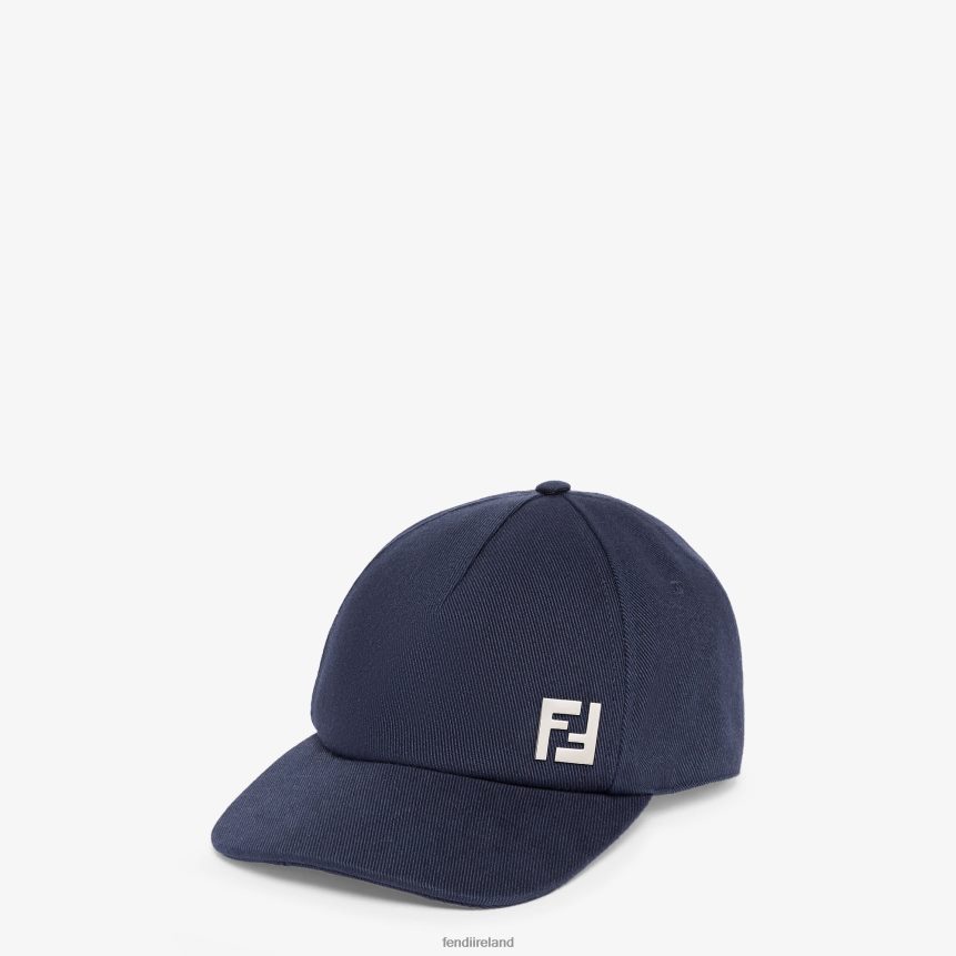 Fendi Men Cotton Baseball Cap R06TFR2322 Accessories Blue