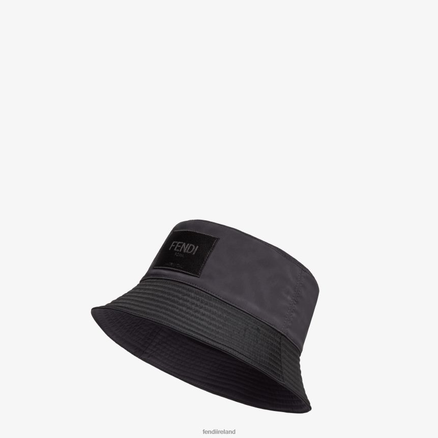 Fendi Men Cotton Bucket Hat R06TFR2427 Accessories Black