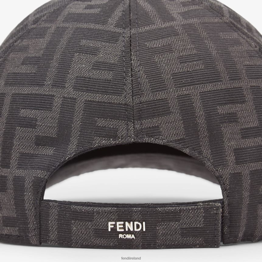 Fendi Men Fabric Baseball Cap R06TFR2326 Accessories Black