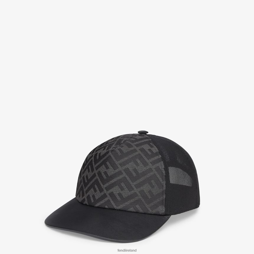 Fendi Men Fabric Baseball Cap R06TFR2390 Accessories Gray