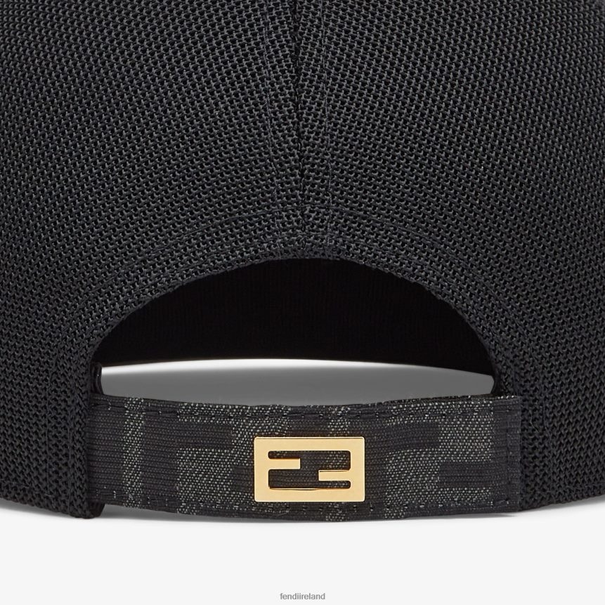 Fendi Men Fabric Baseball Cap R06TFR2390 Accessories Gray