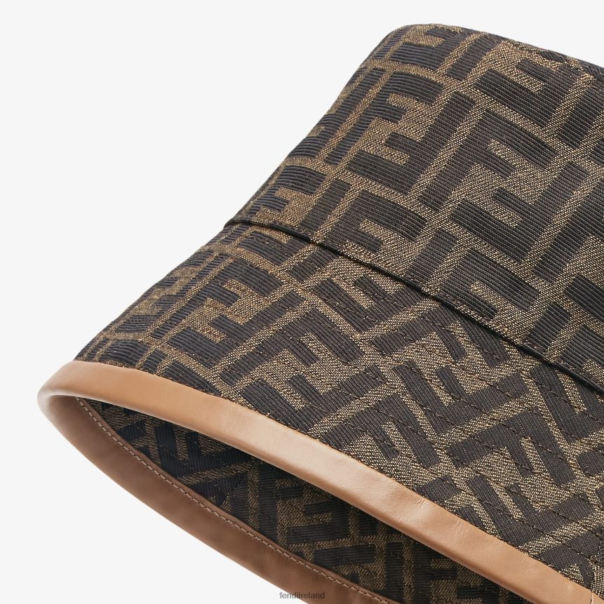 Fendi Men Fabric Bucket Hat R06TFR2350 Accessories Brown