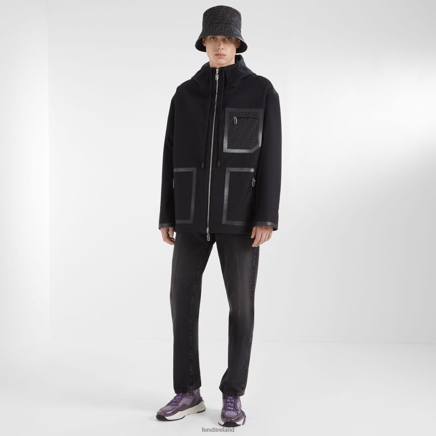 Fendi Men Fabric Bucket Hat R06TFR2491 Accessories Black