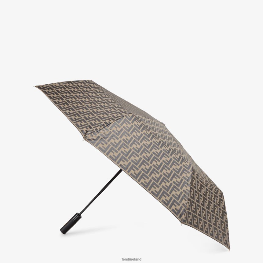 Fendi Men Tech Fabric Umbrella R06TFR2518 Accessories Brown