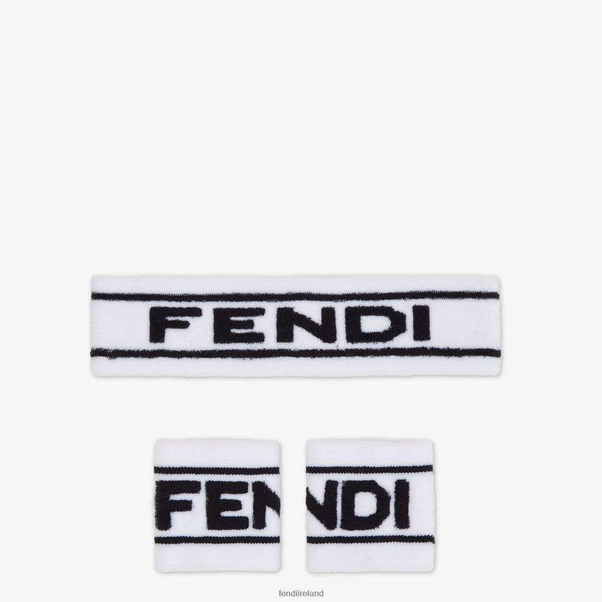 Fendi Men Terry Tennis Set R06TFR2382 Accessories White