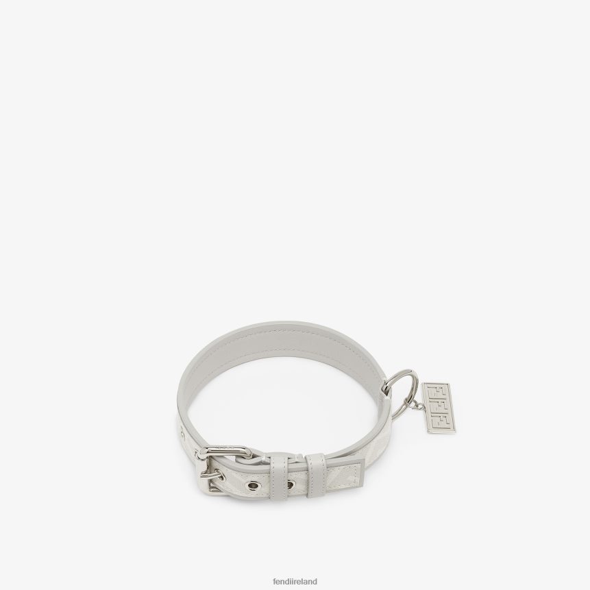 Fendi Men Fabric Collar R06TFR333 Accessories White