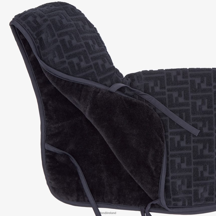 Fendi Men Terry Bathrobe R06TFR487 Accessories Black