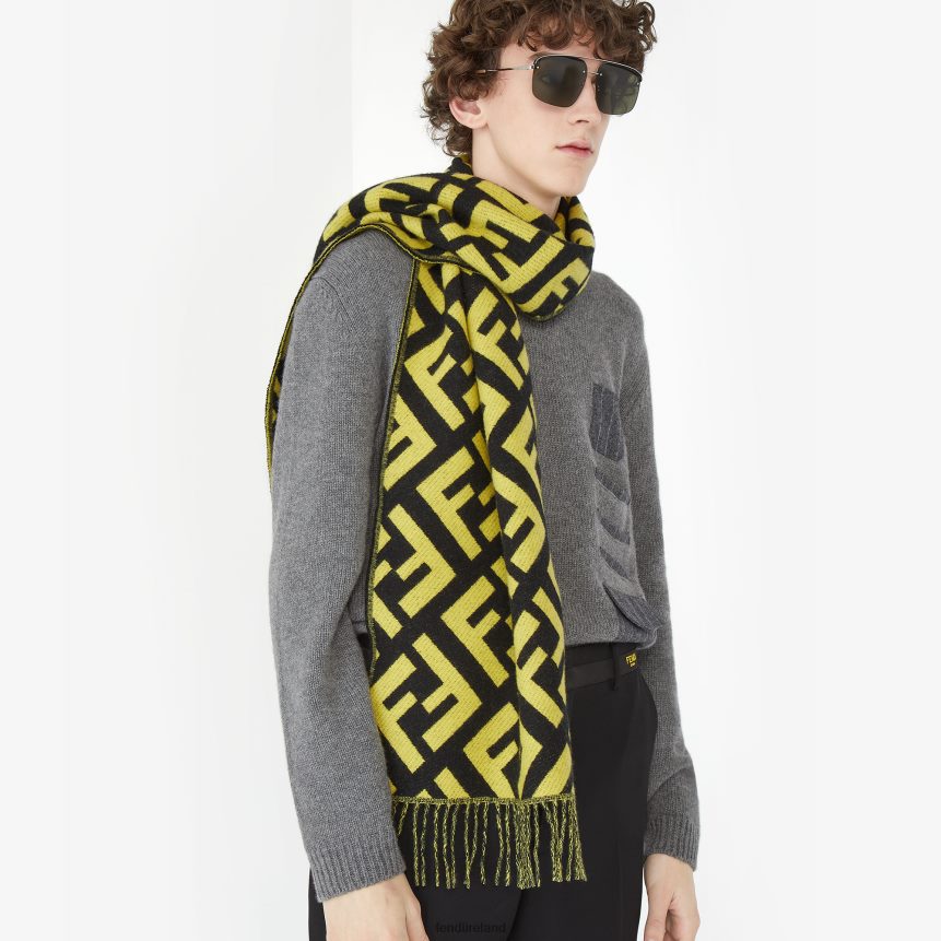Fendi Men Cashmere Scarf R06TFR2536 Accessories Multicolor