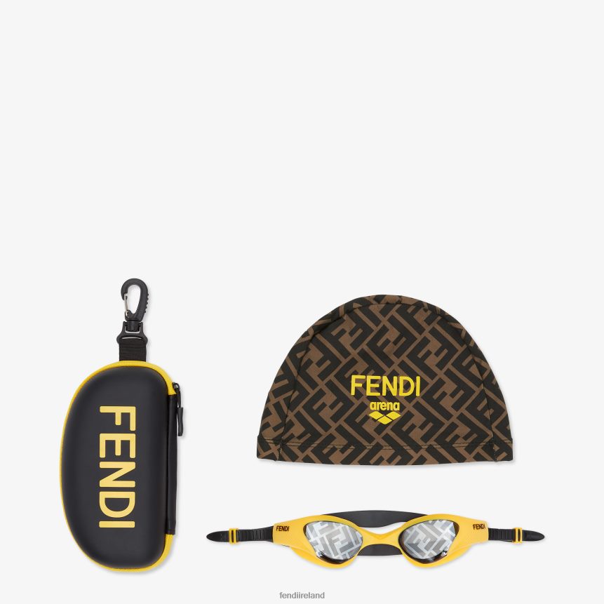 Fendi Men Swim Goggles R06TFR2570 Accessories Yellow