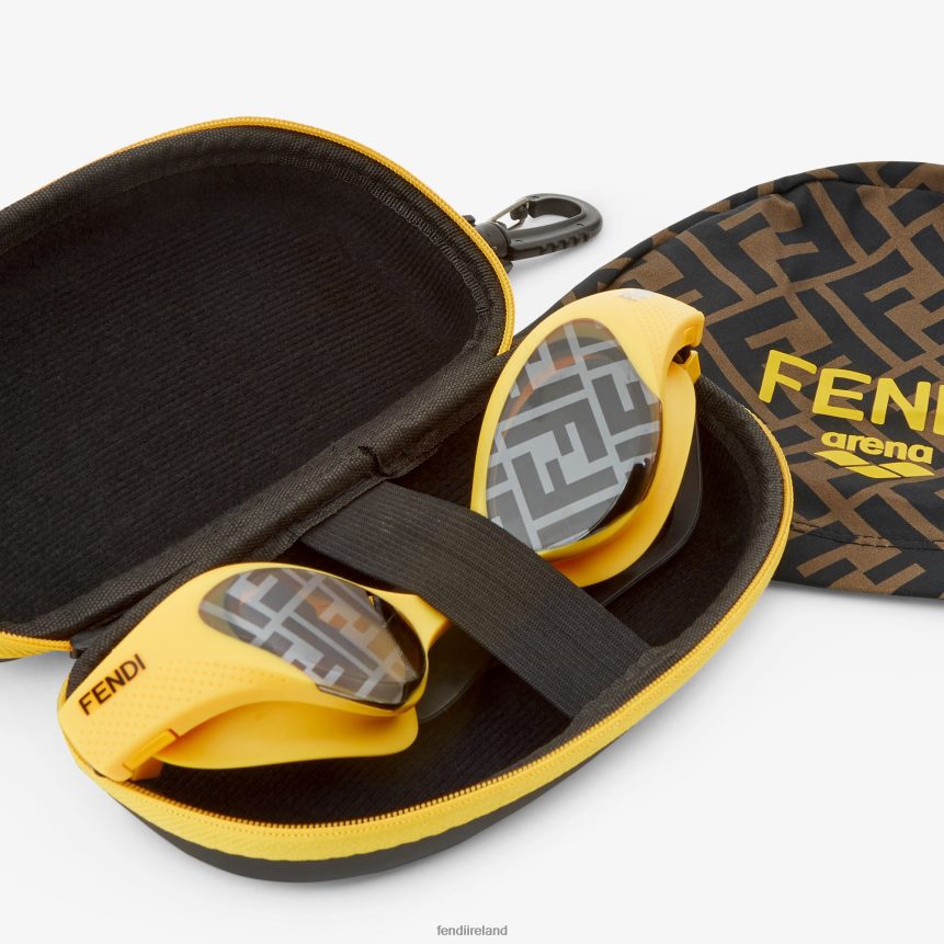 Fendi Men Swim Goggles R06TFR2570 Accessories Yellow