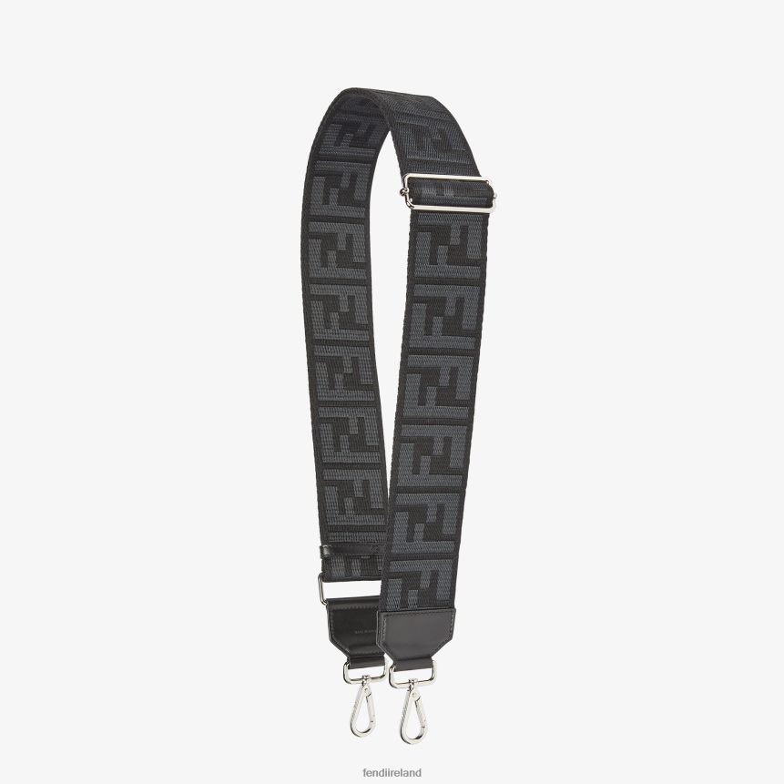 Fendi Men Webbing Shoulder Strap R06TFR2337 Accessories Black