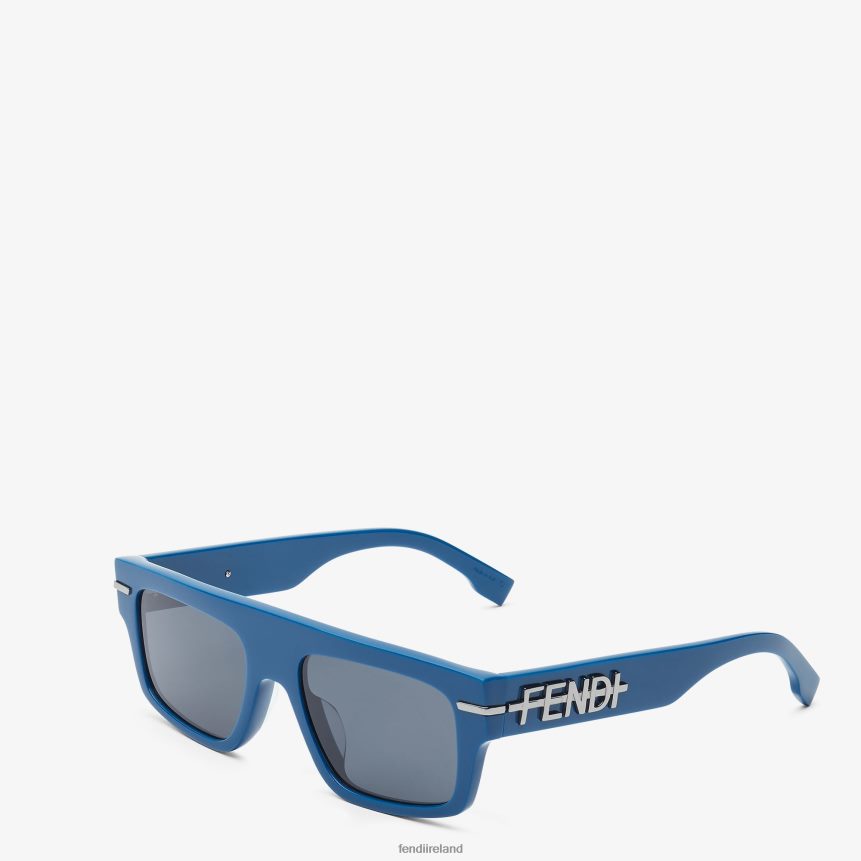 Fendi Men Graphy Acetate Sunglasses R06TFR2416 Accessories Blue