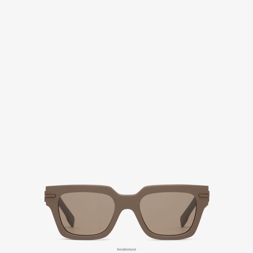 Fendi Men Graphy Acetate Sunglasses R06TFR2551 Accessories Beige