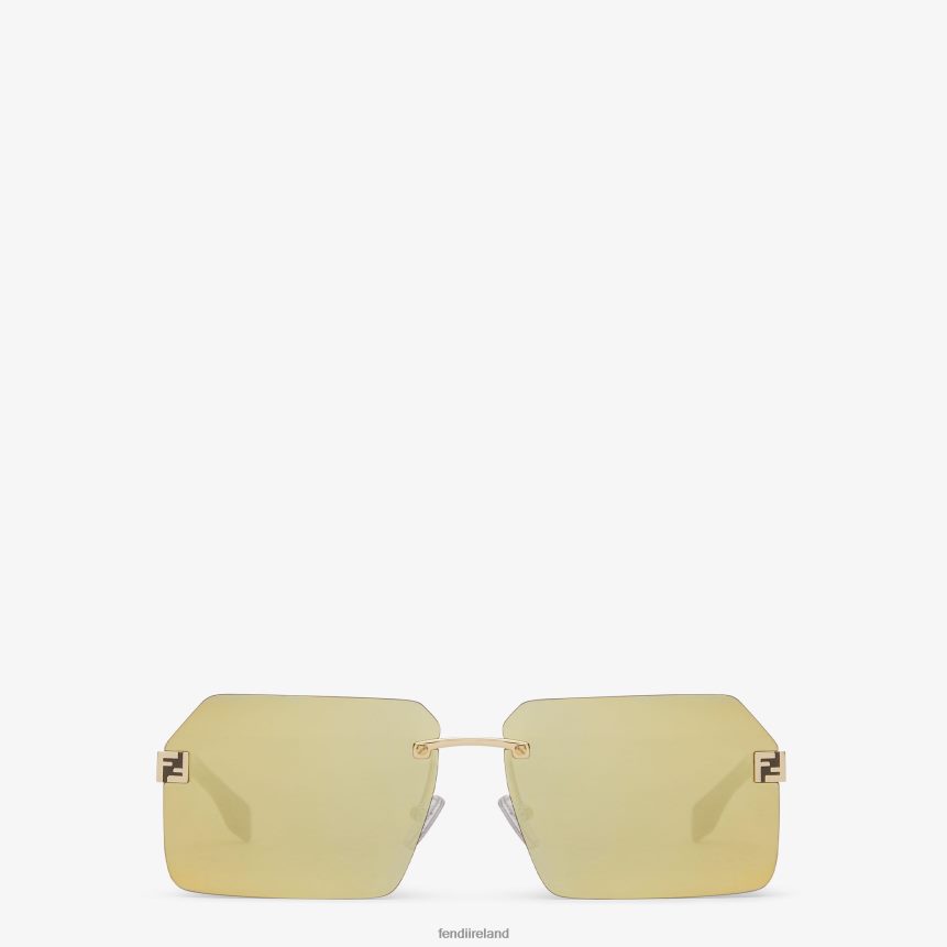 Fendi Men Metal Sunglasses R06TFR2355 Accessories Gold