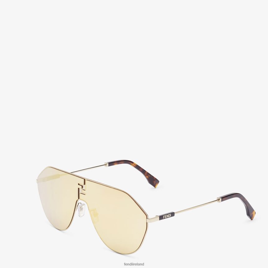 Fendi Men Metal Sunglasses With Lenses And Ultra-Mirror Effect R06TFR2409 Accessories Fashion