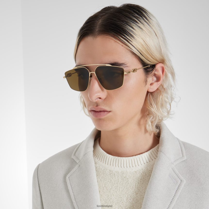 Fendi Men Metal Sunglasses With Lenses R06TFR2469 Accessories Brown